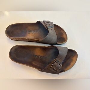 Birkenstock Women's Brown Single Strap Sandals